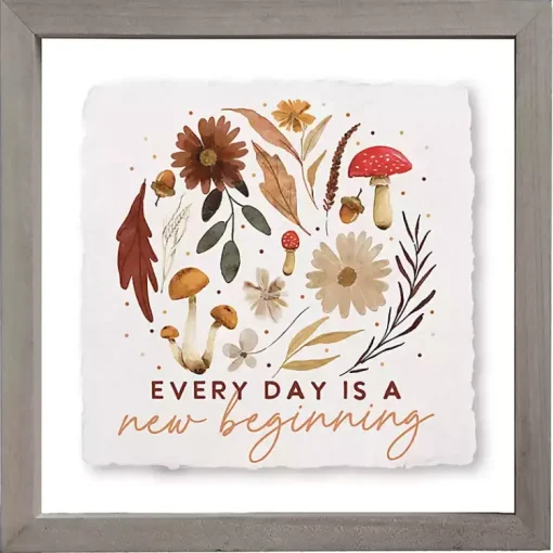 Sale New Beginning Fall Foliage Framed Wall Plaque Fall