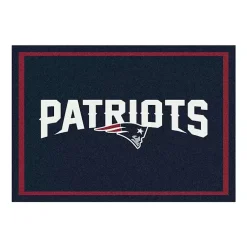 Kirklands Home Area Rugs|New England Patriots Area Rug, 4x6 Black