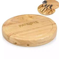 Kirklands Home Serving & Entertaining|New England Patriots Cheese Board and Tool Set Tan
