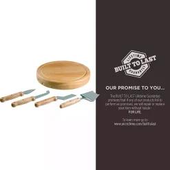 Kirklands Home Serving & Entertaining|New England Patriots Cheese Board and Tool Set Tan