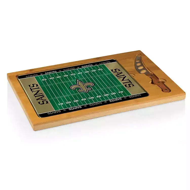 Kirklands Home Serving & Entertaining|New Orleans Saints Cutting Board & Knife Set