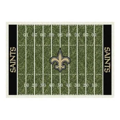 Kirklands Home Area Rugs|New Orleans Saints Home Field Area Rug, 6x8 Green