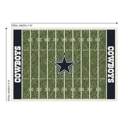 Kirklands Home Area Rugs|NFL Dallas Cowboys Home Field Area Rug, 6x8