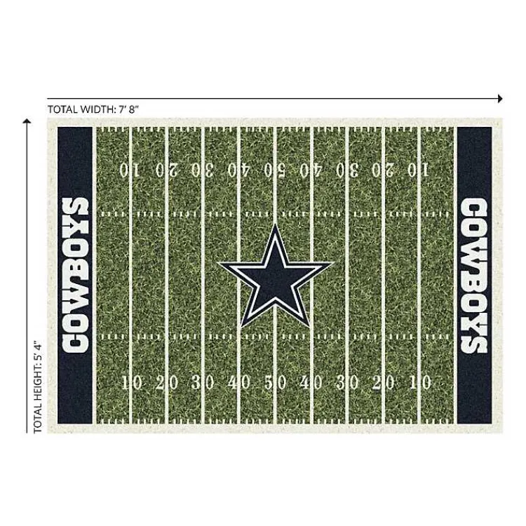 Kirklands Home Area Rugs|NFL Dallas Cowboys Home Field Area Rug, 6x8