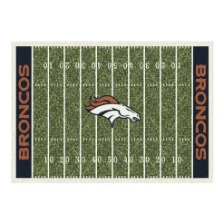 Kirklands Home Area Rugs|NFL Denver Broncos Home Field Area Rug, 6x8