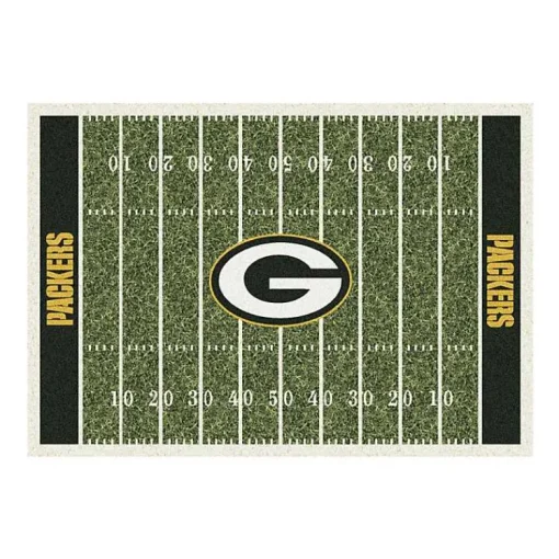 Kirklands Home Area Rugs|NFL Green Bay Packers Home Field Area Rug, 6x8