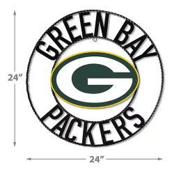Kirklands Home Wall Plaques|NFL Green Bay Packers Wrought Iron Wall Plaque