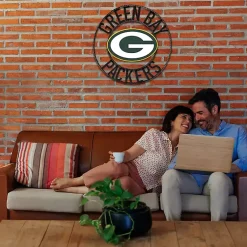 Kirklands Home Wall Plaques|NFL Green Bay Packers Wrought Iron Wall Plaque