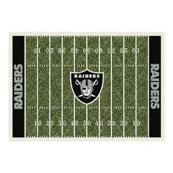 Kirklands Home Area Rugs|NFL Las Vegas Raiders Home Field Area Rug, 6x8