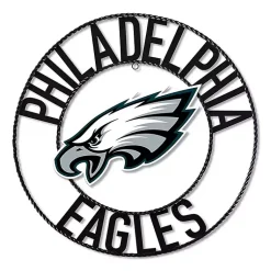 Kirklands Home Wall Plaques|NFL Philadelphia Eagles Wrought Iron Wall Plaque