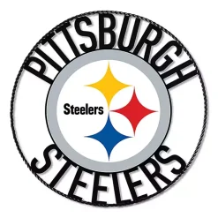 Kirklands Home Wall Plaques|NFL Pittsburgh Steelers Wrought Iron Wall Plaque