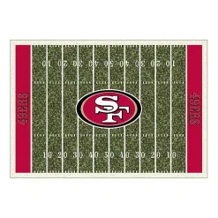Kirklands Home Area Rugs|NFL San Francisco 49ers Home Field Area Rug, 6x8