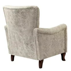 Kirklands Home Accent Chairs|Nicola Beige Linen Upholstered Armchair Tan