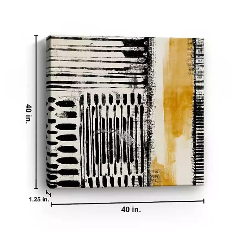 Kirklands Home Canvas Art|No Borders IV Abstract Giclee Canvas Art Print