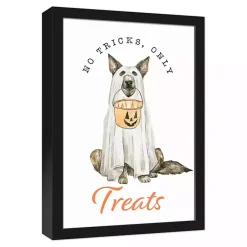 No Tricks, Only Treats Framed Canvas Art Print Halloween