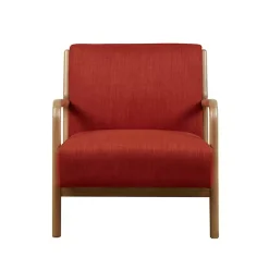 Kirklands Home Accent Chairs|Nolan Mid-Century Modern Accent Chair Red