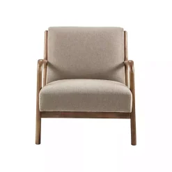 Kirklands Home Accent Chairs|Nolan Sand Mid-Century Accent Chair Tan