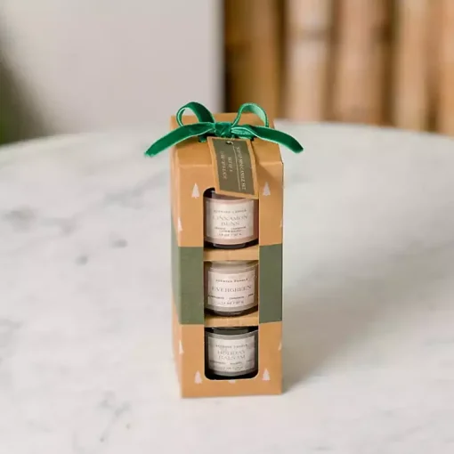 Norfolk Mini Votive Jar Candles, Set of 3 Candles