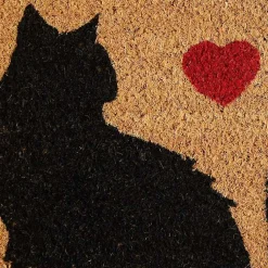 Kirklands Home Doormats|Not Home Without a Cat Coir Doormat