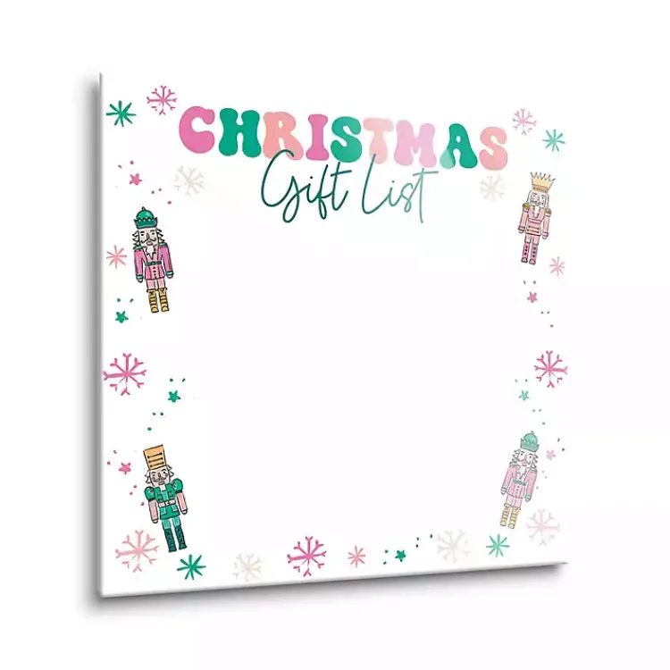 Nutcracker Christmas Gift List Dry Erase Board Christmas Art & Wall Decor