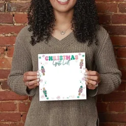 Nutcracker Christmas Gift List Dry Erase Board Christmas Art & Wall Decor