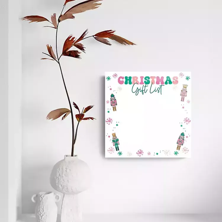 Nutcracker Christmas Gift List Dry Erase Board Christmas Art & Wall Decor