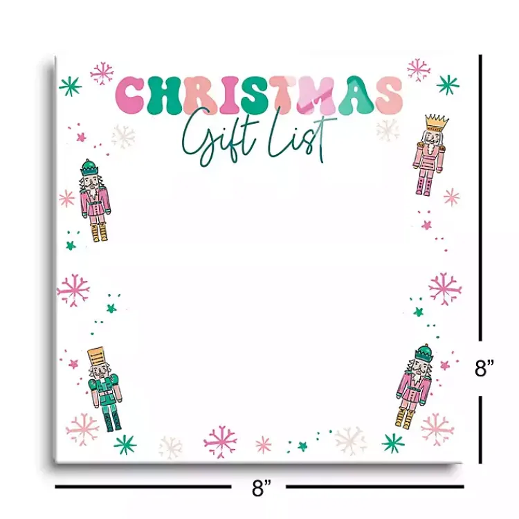 Nutcracker Christmas Gift List Dry Erase Board Christmas Art & Wall Decor