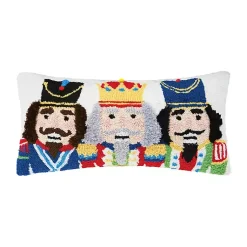 Sale Nutcracker Trio Lumbar Pillow Christmas Pillows
