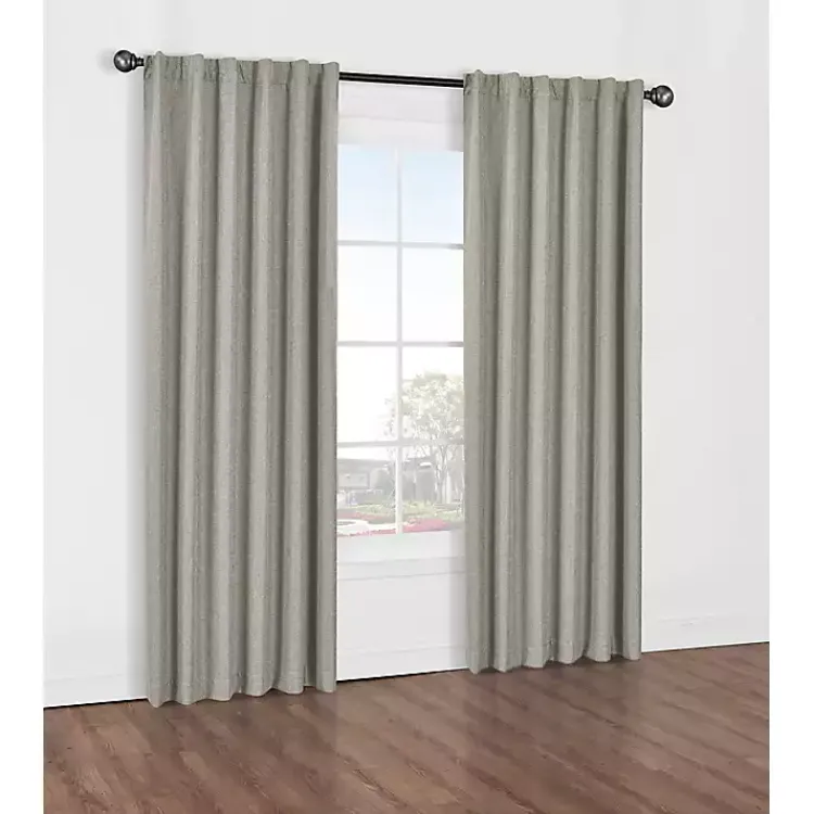 Kirklands Home Curtains & Drapes|Oatmeal Baxter Blackout Curtain Panel, 84 in. Tan