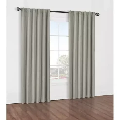 Kirklands Home Curtains & Drapes|Oatmeal Baxter Blackout Curtain Panel, 95 in. Tan