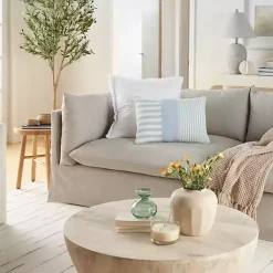 Discount Ocean Asymmetrical Stripes Lumbar Pillow Pillows