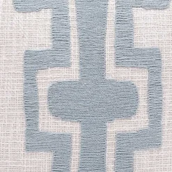 Discount Ocean Blue Geometric Stripe Pillow Pillows