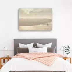 Kirklands Home Canvas Art|Ocean City Pier Canvas Art Print Tan