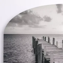 Kirklands Home Canvas Art|Ocean Dock Arched Canvas Art Print