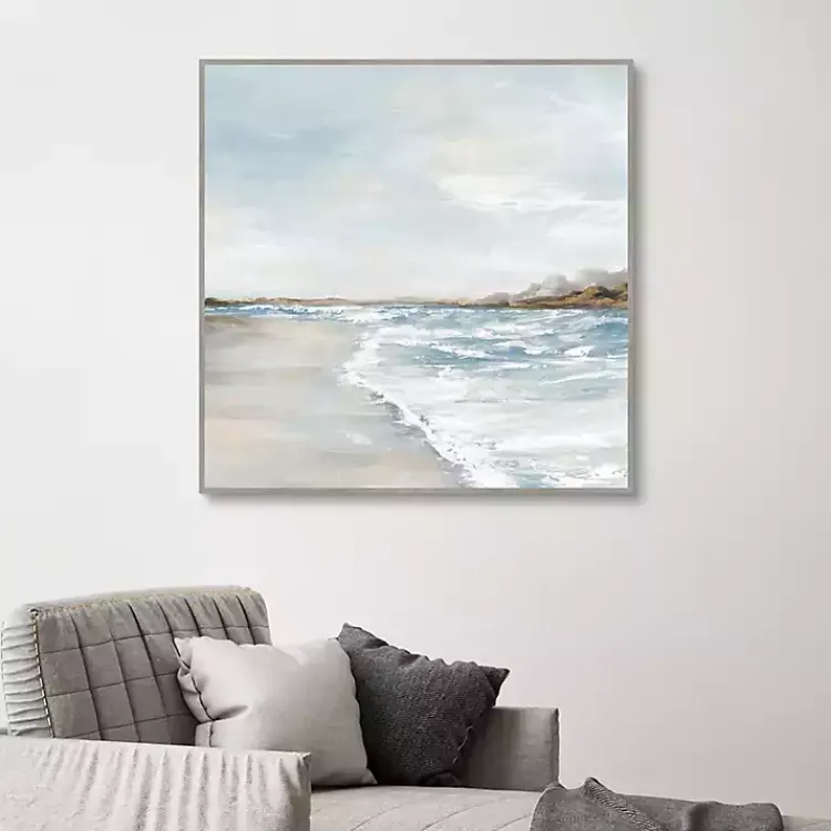 Kirklands Home Canvas Art|Ocean Dreams Framed Canvas Art Print
