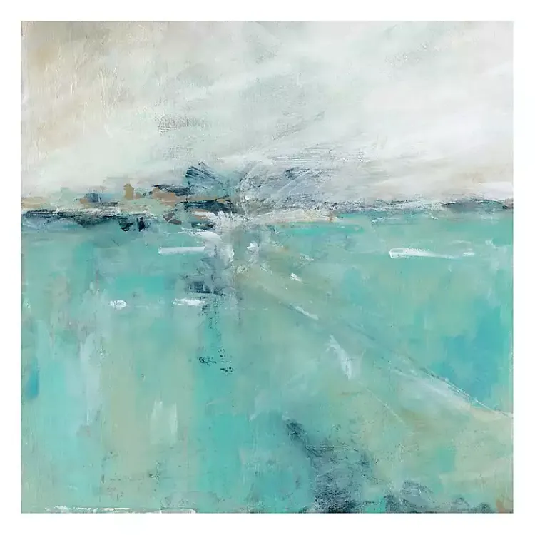 Kirklands Home Canvas Art|Ocean's Expanse Giclee Canvas Art Print Blue