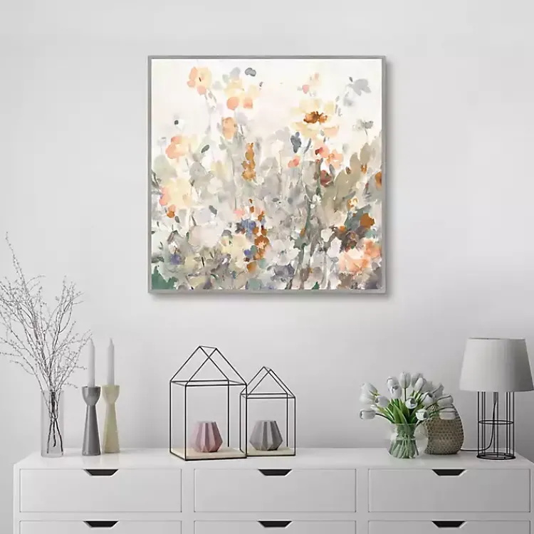 Kirklands Home Canvas Art|October Garden Framed Canvas Art Print