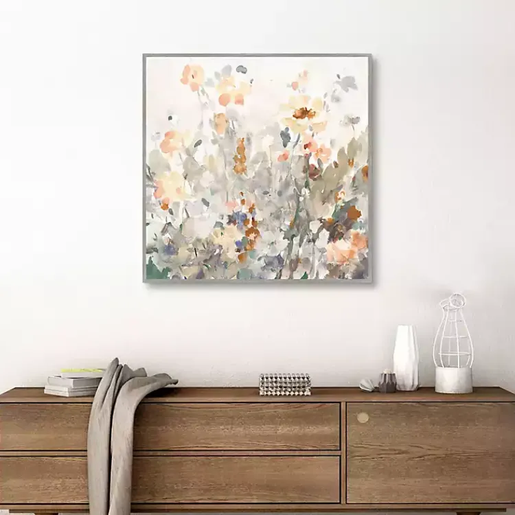 Kirklands Home Canvas Art|October Garden Framed Canvas Art Print