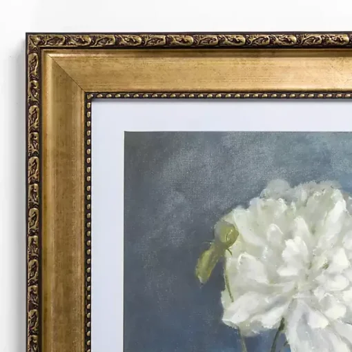Kirklands Home Framed Art|Oil Painted Peony Framed Art Print