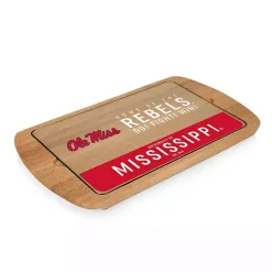 Kirklands Home Serving & Entertaining|Ole Miss Rebels Wood and Glass Serving Board
