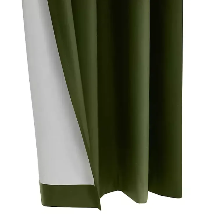 Kirklands Home Curtains & Drapes|Olive Alpine Blackout Curtain Panel, 108 in. Green