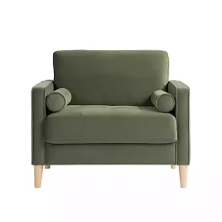 Kirklands Home Accent Chairs|Olive Chelsea Accent Chair Green