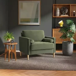 Kirklands Home Accent Chairs|Olive Chelsea Accent Chair Green