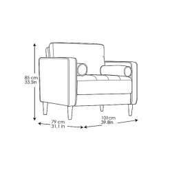 Kirklands Home Accent Chairs|Olive Chelsea Accent Chair Green