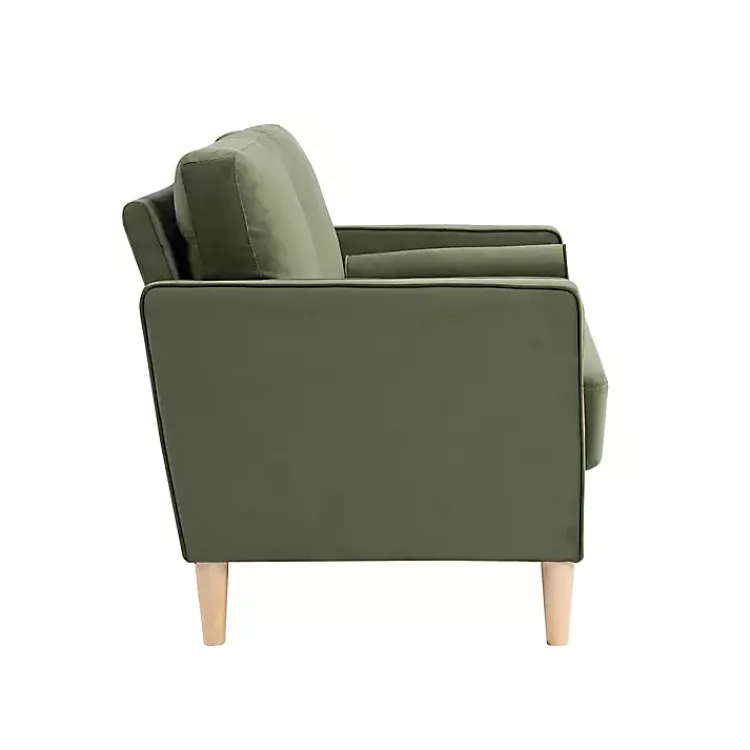 Kirklands Home Sofas & Loveseats|Olive Chelsea Modern Loveseat Green