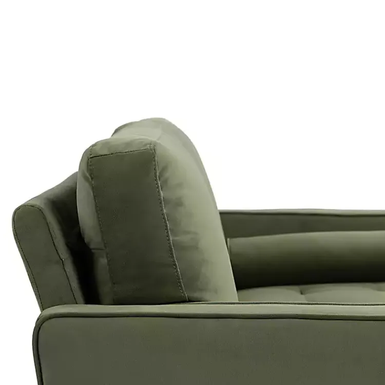 Kirklands Home Sofas & Loveseats|Olive Chelsea Modern Loveseat Green