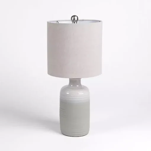Kirklands Home Table Lamps|Ombre Ceramic Table Lamp Gray