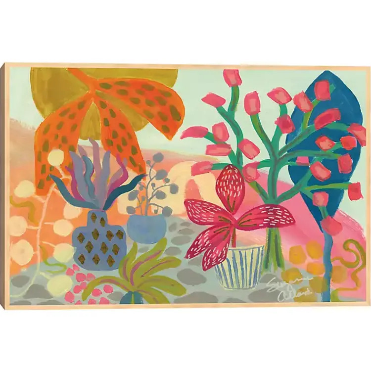 Kirklands Home Canvas Art|On the Veranda Framed Canvas Art Print Multi