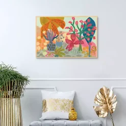 Kirklands Home Canvas Art|On the Veranda Framed Canvas Art Print Multi