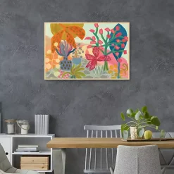 Kirklands Home Canvas Art|On the Veranda Framed Canvas Art Print Multi